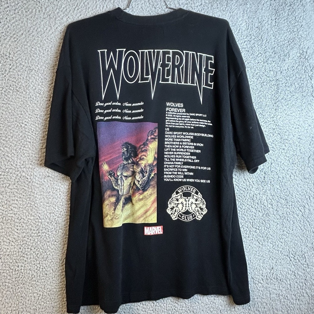 DARC SPORT x MARVEL HERO ELITE SERIES WOLVERINE COLLAB Size 2XL XXL